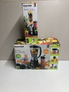 SALTER BLENDER SET AND A SMOOTHIE MAKER