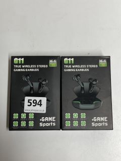 2 X TRUE WIRELESS STEREO GAMING EARBUDS