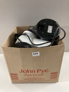 BOX OF ASSORTED HOUSEHOLD ELECTRICAL APPLIANCES