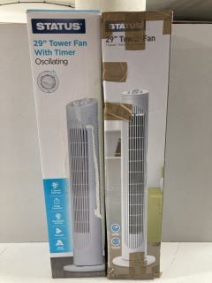 2 X TOWER FANS