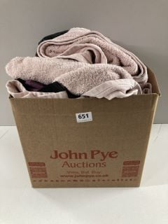 BOX OF MENS AND WOMENS ASSORTED UNSEALED CLOTHING