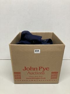 BOX OF MENS AND WOMENS ASSORTED MAINLY UNSEALED CLOTHING