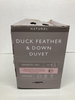 DUCK AND DOWN FEATHER KINGSIZE DUVET