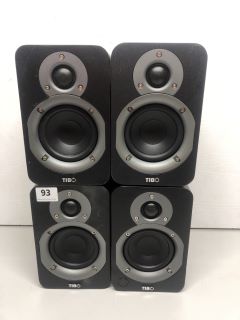 TWO SETS OF TIBO PLUS 2 SPEAKERS