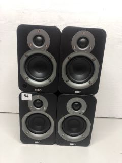 TWO SETS OF TIBO PLUS 2 SPEAKERS