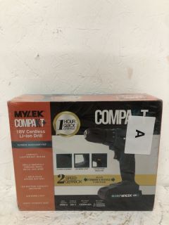 MYLEK COMPAKT+ 18V CORDLESS LI-ION DRILL