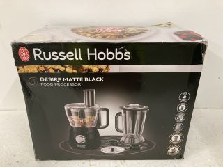 RUSSELL HOBBS DESIRE MATTE BLACK FOOD PROCESSOR