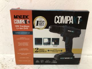 MYLEK COMPAKT+ 18V CORDLESS LI-ION DRILL