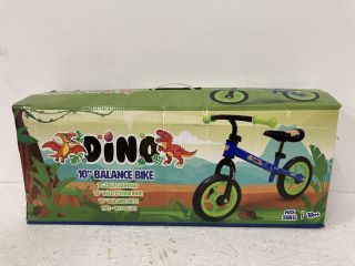 DINO 10" BALANCE BIKE