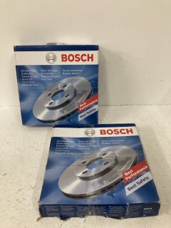 2 X BOSCH BRAKE DISCS