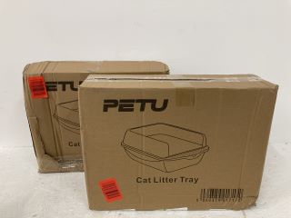 2 X CAT LITTER TRAYS