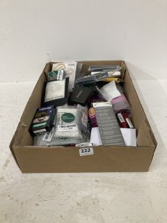 BOX OF ASSORTED ITEMS INC NATURE BOX VOLUME SHAMPOO