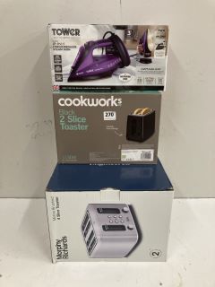 QTY OF KITCHEN ITEMS INC TOWER STEAM IRON