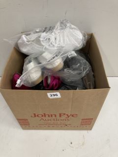 BOX OF ASSORTED FOOTWEAR INC HIGH HEELS