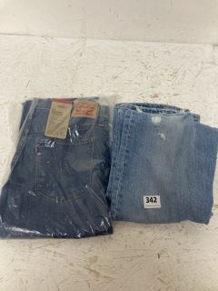 2 X PAIR OF JEANS INC LEVIS SIZE : 26