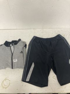 ADIDAS ZIP-UP HOODIE SIZE : 40/42