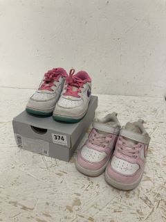 2 X NIKE KIDS SHOES