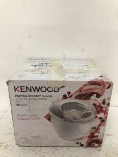 KENWOOD FROZEN DESSERT MAKER