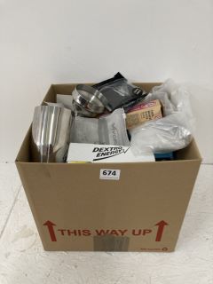 BOX OF ASSORTED ITEMS INC DEXTRO ENERGY*