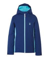 2 X SPYDER GIRL'S ADORE SKI JACKET, NAVY, M.