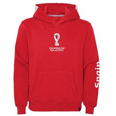 QTY OF ITEMS TO INCLUDE 20X ASSORTED CLOTHING TO INCLUDING OFFICIAL FIFA WORLD CUP 2022 GIRLS HOODIE, WOMEN'S, SPAIN, TEAM COLOURS, X-LARGE RED, GERMANY, OFFICIAL FIFA 2022 GIRLS HOODIE HOODED SWEATS