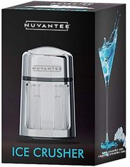 APPROX 15X ASSORTED ITEMS TO INCLUDE NUVANTEE ICE CRUSHER – MANUAL HAND CRANK CRUSHERS W/BUILT-IN STAINLESS-STEEL BLADES FOR CUSTOMISABLE CUBES - BUCKET AND SPOON INCLUDED.