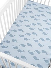 QTY OF ITEMS TO INCLUDE 21X ASSORTED CRIB SHEETS TO INCLUDE SIMPLE JOYS BY CARTER'S BABY 2-PACK COTTON CRIB SHEETS INFANT AND TODDLER COSTUMES, WHALES/STRIPES, ONE SIZE (PACK OF 2), SIMPLE JOYS BY CA