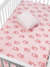 QTY OF ITEMS TO INCLUDE 16 X SIMPLE JOYS BY CARTER'S BABY 2-PACK COTTON CRIB SHEETS INFANT AND TODDLER COSTUMES, ELEPHANTS/STARS, ONE SIZE (PACK OF 2) ASSORTED COLOURS, SIMPLE JOYS BY CARTER'S BABY 2