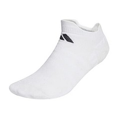 28 X ADIDAS UNISEX KIDS TENNIS LOW-CUT CUSHIONED SOCKS 1 PAIR, WHITE/BLACK, 7-8 YEARS.