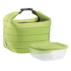 QTY OF ITEMS TO INCLUDE 9 X GUZZINI - ON THE GO, SMALL THERMAL BAG WITH AIRTIGHT CONTAINER HANDY - APPLE GREEN, 22 X 18 X H22 CM - 03295084, GUZZINI - ON THE GO, SMALL THERMAL BAG WITH AIRTIGHT CONTA