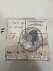 ASSORTED ITEMS TO INCLUDE INVERO WHITE FAN.