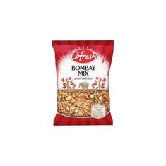 QTY OF ITEMS TO INCLUDE APPROX 30X ASSORTED FOOD TO INCLUDE COFRESH BOMBAY MIX, 325G, OLD INDIA MUSTARD SEEDS YELLOW WHOLE 250G.