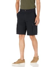 QTY OF ITEMS TO INCLUDE 22X SHORTS ASSORTED COLOURS TO INCLUDE AMAZON ESSENTIALS MEN'S 10” LIGHTWEIGHT RIPSTOP STRETCH CARGO SHORT, BLACK, 38W, AMAZON ESSENTIALS MEN'S 10” LIGHTWEIGHT RIPSTOP STRETCH