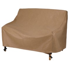 QTY OF ITEMS TO INCLUDE APPROX 10X ASSORTED SOFA COVERS TO INCLUDE DUCK COVERS ESSENTIAL PATIO LOVESEAT COVER, 70-INCH, LUSH DECOR RUFFLE SKIRT BEDSPREAD, POLYESTER, DARK GRAY, KING.