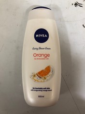 24 X NIVEA ORANGE & AVOCADO OIL SHOWER CREAM .