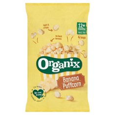 QTY OF ITEMS TO INCLUDE ASSORTED FOOD ITEMS TO INCLUDE ORGANIX GOODIES BANANA PUFFCORN, 4 X 10G, 6X ANTICO MOLINO CAPUTO FARINA FIOREGLUT SENZA GLUTINE GLUTEN-FREE FLOUR 1KG.