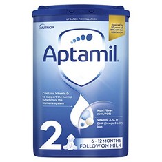 10 X APTAMIL 2 FOLLOW ON BABY MILK POWDER FORMULA, 6-12 MONTHS, 800 G.