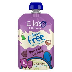 QTY OF ITEMS TO INCLUDE ASSORTED FOOD ITEMS TO INCLUDE ELLA'S KITCHEN ORGANIC COCONUT MILK,OATS,PEAR,FIG 6M+ STAGE 1, 100 G, BELVITA SOFT BAKES FILLED CHOCOLATE HAZELNUT BISCUITS, 250 G (PACK OF 5) C