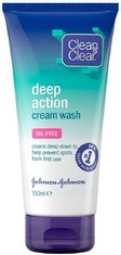 X30 ASSORTED ITEMS TO INCLUDE CLEAN AND CLEAR DEEP ACTION CREAM WASH.