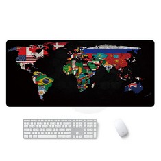 QTY OF ITEMS TO INCLUDE 30X ASSORTED MOUSE MATS TO INCLUDE VISACCY EXTENDED LARGE GAMING MOUSE PAD 400 * 900 MM XL GEOGRAPHIC MAP DESK MAT NON-SLIP RUBBER BASE BIG KEYBOARD MAT WITH STITCHED EDGES FO