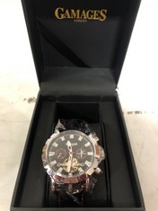 1 X GAMAGES EXHIBITION RACER STEEL WATCH .