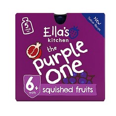 30 X ELLA'S KITCHEN THE PURPLE ONE FRUIT SMOOTHIE, 5 X 90G.