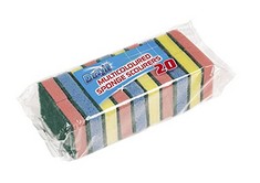 QTY OF ITEMS TO INCLUDE APPROX 20X ASSORTED ITEMS TO INCLUDE DUZZIT PACK OF 20 SPONGE SCOURER WASHING UP SPONGES, PENN-PLAX CASCADE 700/1000 GPH BIO SPONGE (4-PACK).