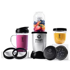 2 X NUTRIBULLET MAGIC BULLET BLENDER, MIXER & FOOD PROCESSOR ALL-IN-ONE - 10PC KIT - 200W - SLEEK & COMPACT DESIGN - CHOP, BLEND, GRATE, GRIND, MIX & WHIP IN SECONDS - EASY LOCK ON & PULSE FEATURE.