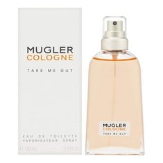 3 X MUGLER COLOGNE TAKE ME OUT EAU DE TOILETTE 100ML SPRAY.