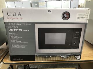 CDA BUILT-IN MICROWAVE MODEL: VM231SS