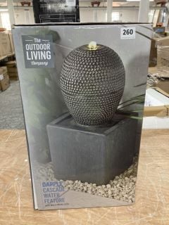 THE OUTDOOR LIVING COMPANY DAPPLE CASCADE WATER FEATURE