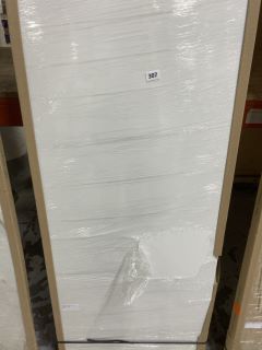 3000 X 600 X 40 WHITE WOOD EFFECT WORKTOP - RRP£500.00 (COLLECTION ONLY)