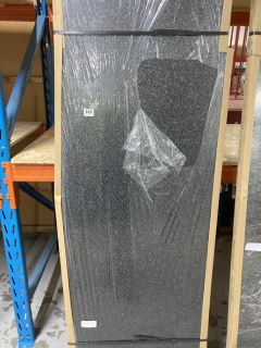 3060 X 600 X 40 BLACK STONE WORKTOP - RRP£260.00 (COLLECTION ONLY)