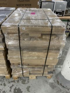 PALLET OF SOLID OAK KITCHEN WORKTOP SLABS